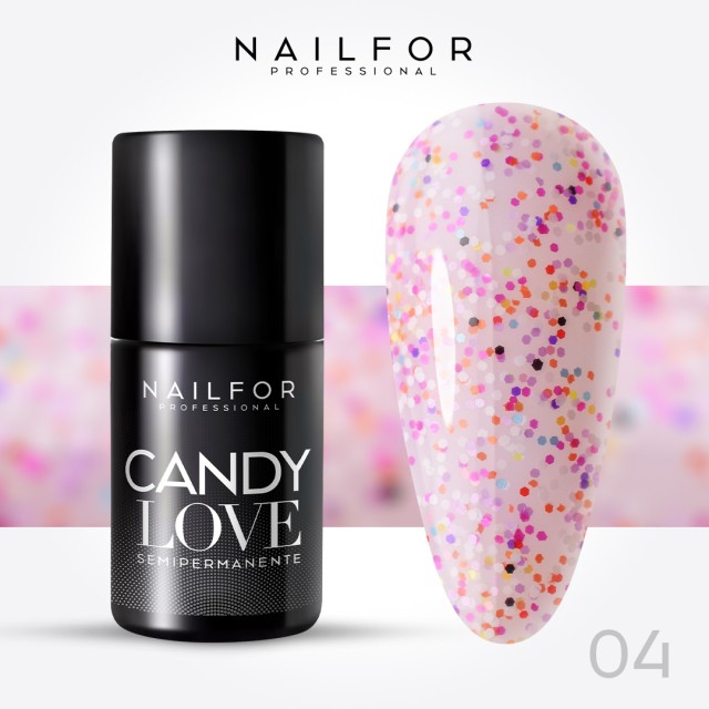 Candy love Semi-permanent Nail Polish - 04