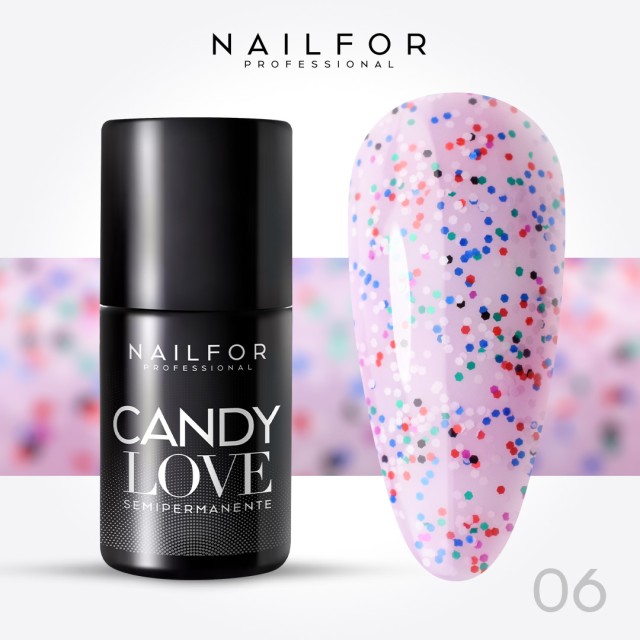 CANDY LOVE Semi-permanent nail polish - 06