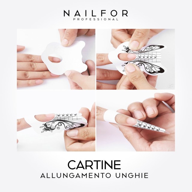 accessori per unghie, nails nail art alta qualità CARTINE CLASSIC ALLUMINIO - 500pezzi Nailfor 13,99 € Nailfor