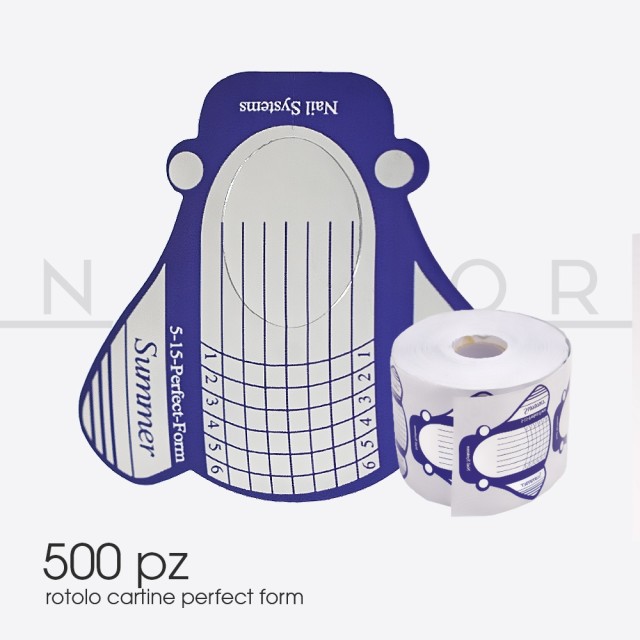 Accessoires pour ongles, nails nail art rouleau de papier bleu Moscou de haute qualité, 500 pièces Nailfor 7,50 € Nailfor