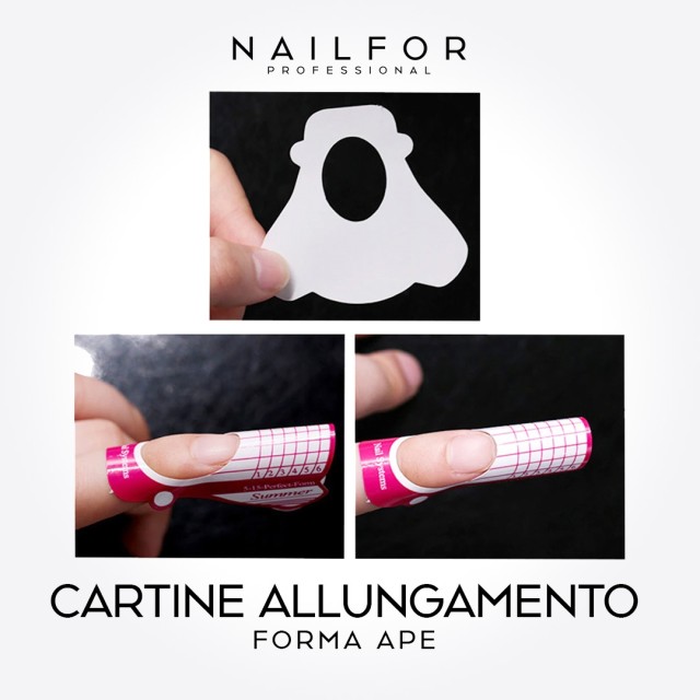 accessori per unghie, nails nail art alta qualità CARTINE MOSCA FUCSIA rotolo 500pz Nailfor 7,50 € Nailfor