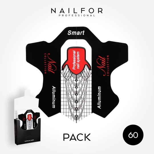 nail accessories, nails nail art high quality Smart ALUMINUM Pack CARDS - 60 pieces Nailfor €3.79 Nailfor