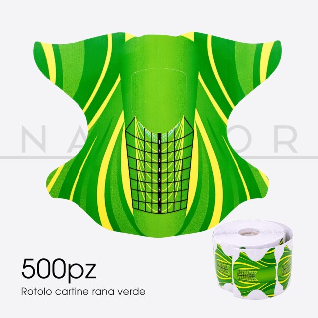 Accessoires pour ongles, nails nail art haute qualité Rouleau de papiers grenouille verte 500 pièces Nailfor 8,99 € Nailfor