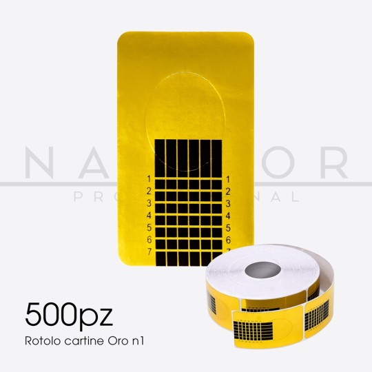 nail accessories, nails nail art high quality GOLD RECTANGULAR PAPER roll 500pcs Nailfor €4.99 Nailfor