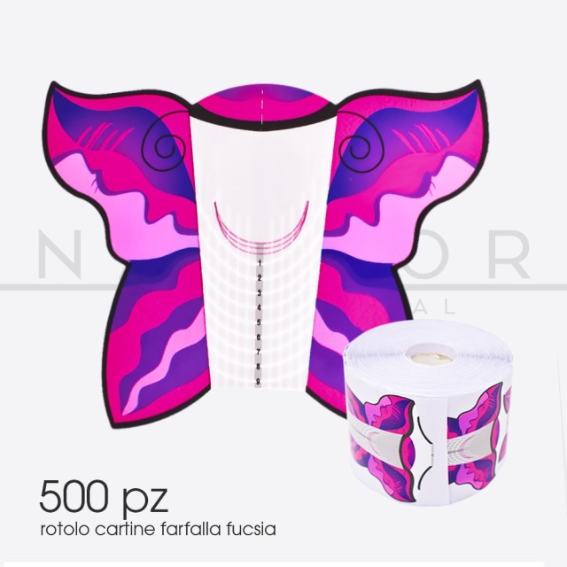 accessori per unghie, nails nail art alta qualità CARTINE Violet Butterfly - rotolo 500pz Nailfor 9,99 € Nailfor