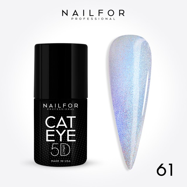 Semipermanente smalto colore per unghie: CAT EYE 5D Aurora - 61 Nailfor 11,99 €