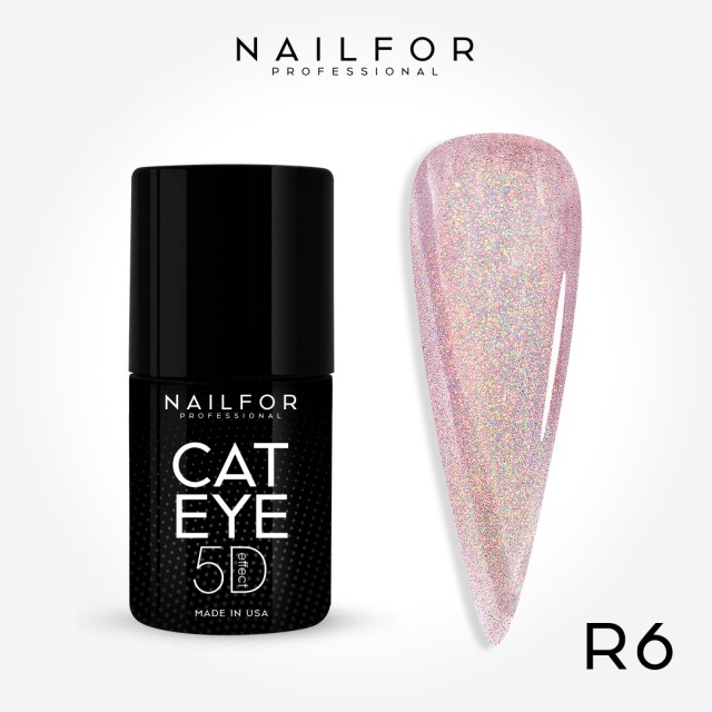 Semipermanente smalto colore per unghie: CAT EYE 5D Rainbow - R6 Nailfor 11,99 €