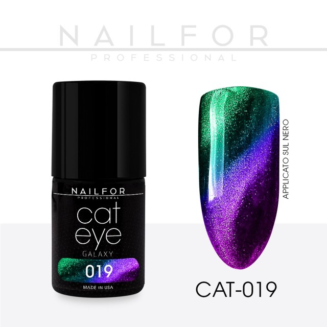 Semipermanente smalto colore per unghie: CAT EYE GALAXY 19-CAT Nailfor 10,99 €