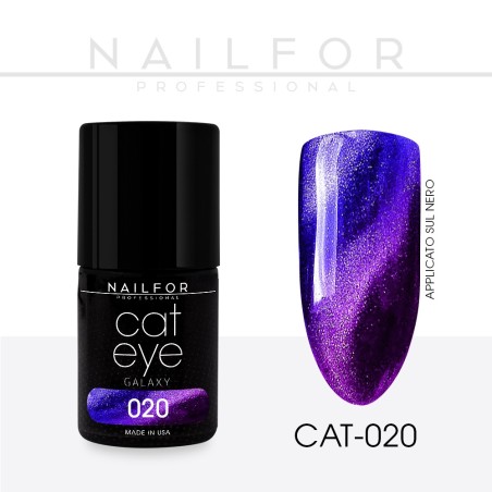 Esmalte de uñas semipermanente color: Cat eye Galaxy 20-CAT Nailfor por 12,98 €