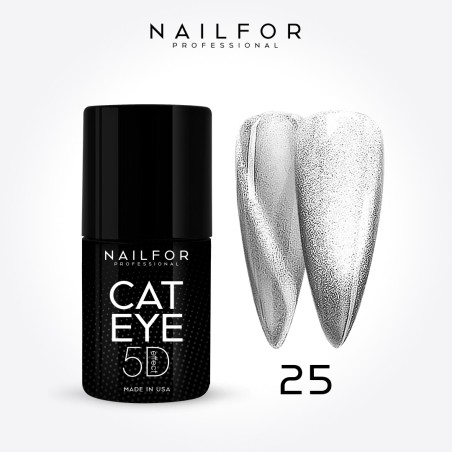 Semipermanente smalto colore per unghie: CAT EYE GALAXY SILVER 25-CAT Nailfor 11,99 €