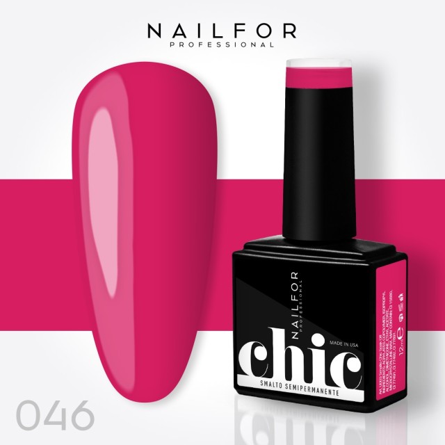 Semipermanente smalto colore per unghie: CHIC SMALTO SEMIPERMANENTE - 046 Nailfor 7,99 €
