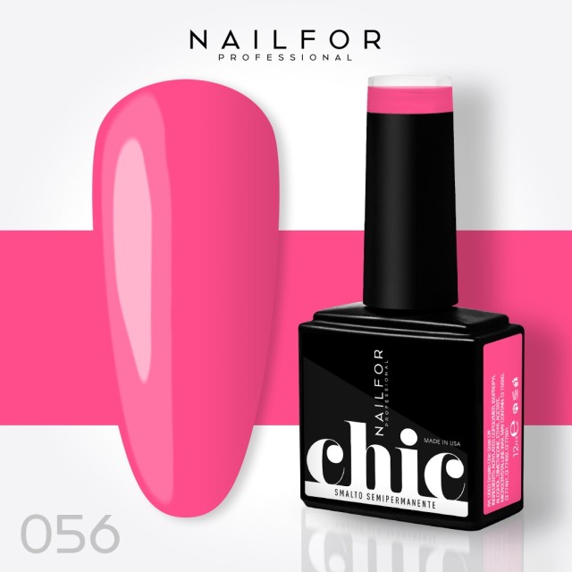 Semipermanente smalto colore per unghie: CHIC SMALTO SEMIPERMANENTE - 056 FLUO Nailfor 7,99 €