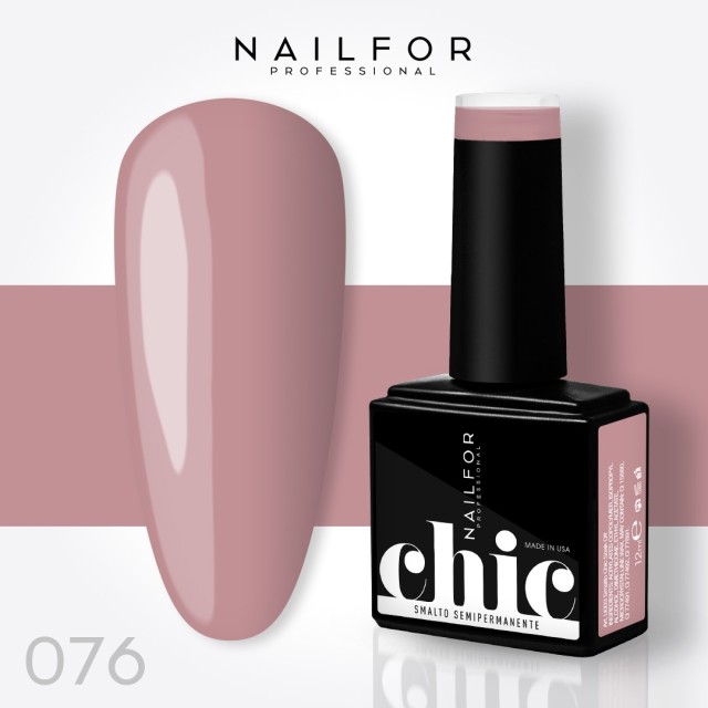 Semipermanente smalto colore per unghie: CHIC SMALTO SEMIPERMANENTE - 076 Nailfor 7,99 €