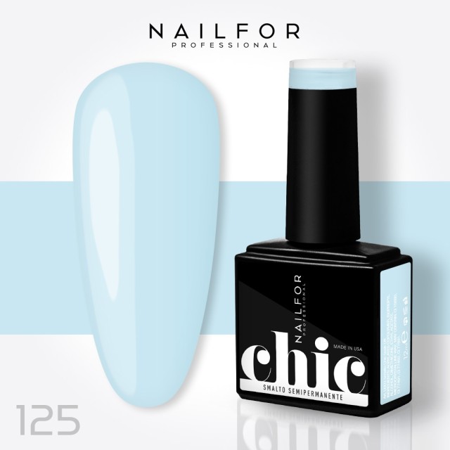 Semipermanente smalto colore per unghie: CHIC SMALTO SEMIPERMANENTE - 125 Nailfor 7,99 €