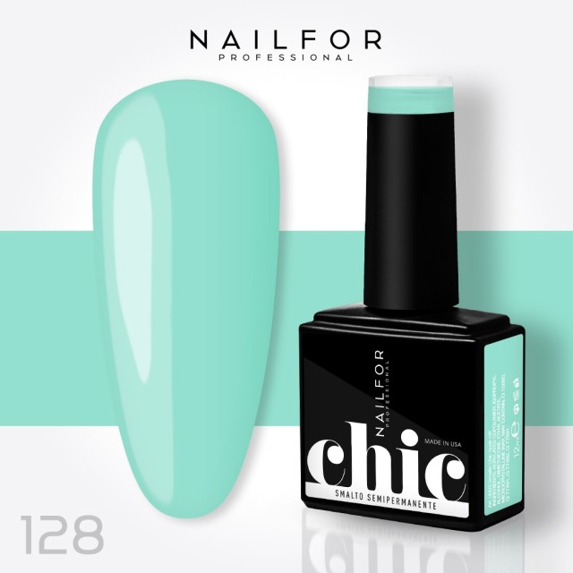 Semipermanente smalto colore per unghie: CHIC SMALTO SEMIPERMANENTE - 128 Nailfor 7,99 €