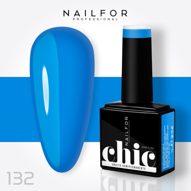 Semipermanente smalto colore per unghie: CHIC SMALTO SEMIPERMANENTE - 132 Nailfor 7,99 €
