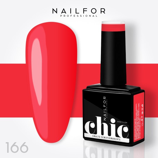 Vernis à ongles semi-permanent couleur : Chic SEMI-PERMANENT NAIL POLISH - 166 Fluo Nailfor 7,99 €