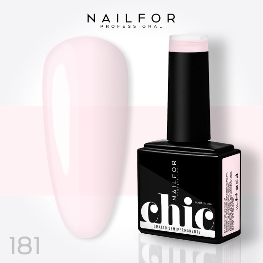 Semi-permanent nail polish color: Chic SEMI-PERMANENT NAIL POLISH - 181 milky Nailfor €7.99