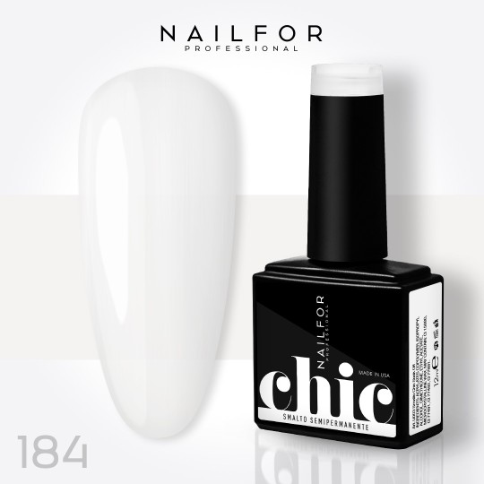 Esmalte de uñas semipermanente color: Chic ESMALTE DE UÑAS SEMIPERMANENTE - 184 Pearly Milky Nailfor por 7,99 €