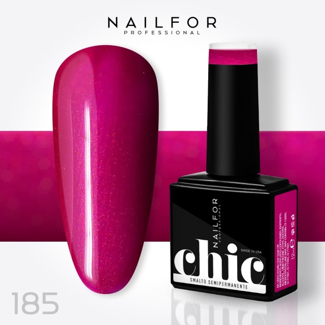 Semipermanente smalto colore per unghie: CHIC SMALTO SEMIPERMANENTE - 185 Nailfor 7,99 €