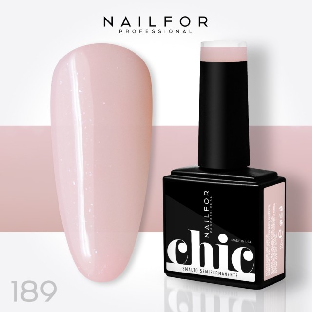 Semipermanente smalto colore per unghie: CHIC SMALTO SEMIPERMANENTE - 189 Nailfor 7,99 €