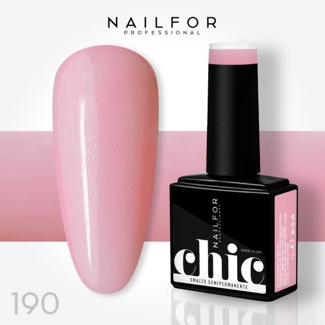 Semipermanente smalto colore per unghie: CHIC SMALTO SEMIPERMANENTE - 190 Nailfor 7,99 €