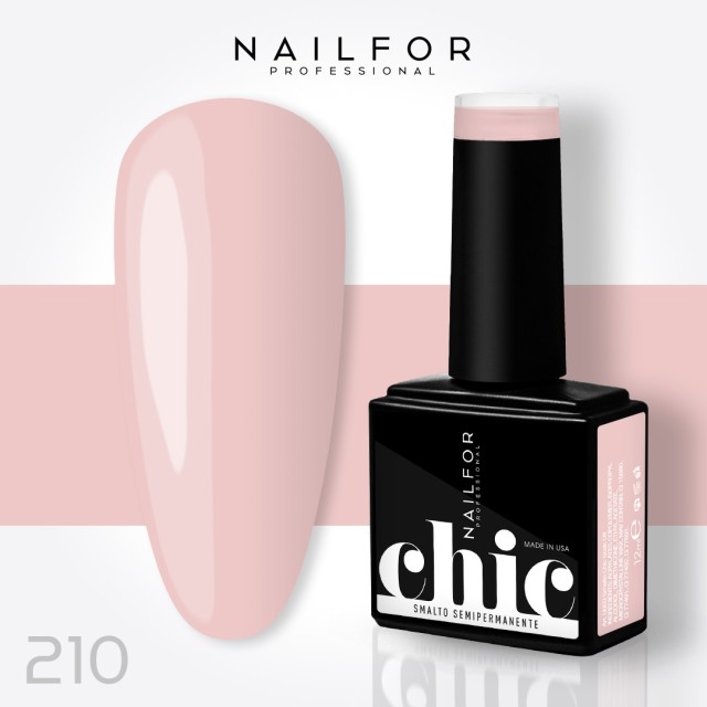 Semipermanente smalto colore per unghie: CHIC SMALTO SEMIPERMANENTE - 210 Nailfor 7,99 €