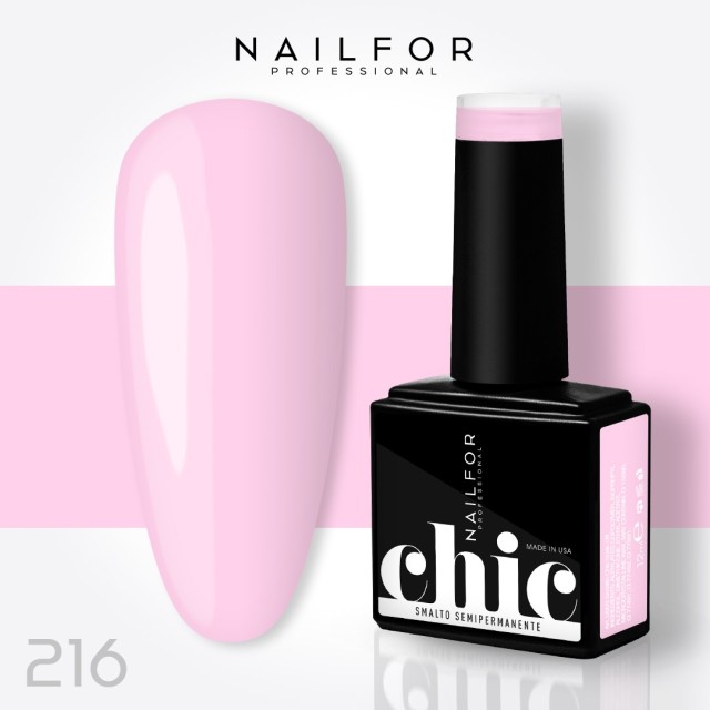 Semipermanente smalto colore per unghie: CHIC SMALTO SEMIPERMANENTE - 216 Nailfor 7,99 €