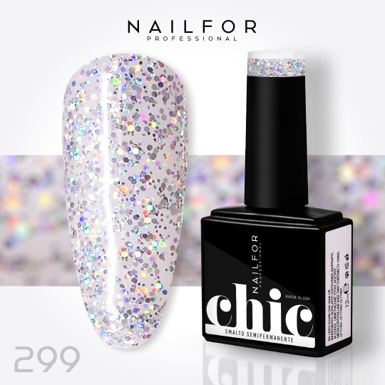 Vernis à ongles semi-permanent couleur : Chic SEMI-PERMANENT NAIL POLISH - 299 Nailfor €7.99