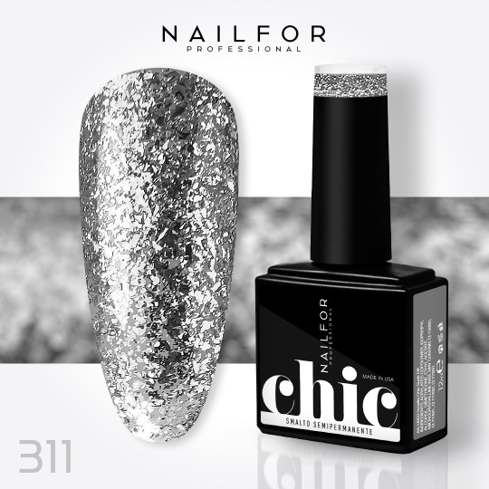 Semi-permanent nail polish color: Chic SEMI-PERMANENT NAIL POLISH - 311 Nailfor €7.99