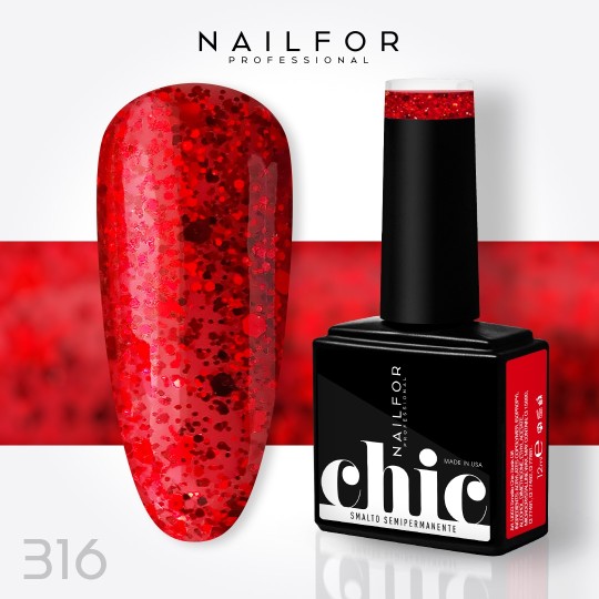 Esmalte de uñas semipermanente color: Chic ESMALTE DE UÑAS SEMIPERMANENTE - 316 Nailfor 7,99 €