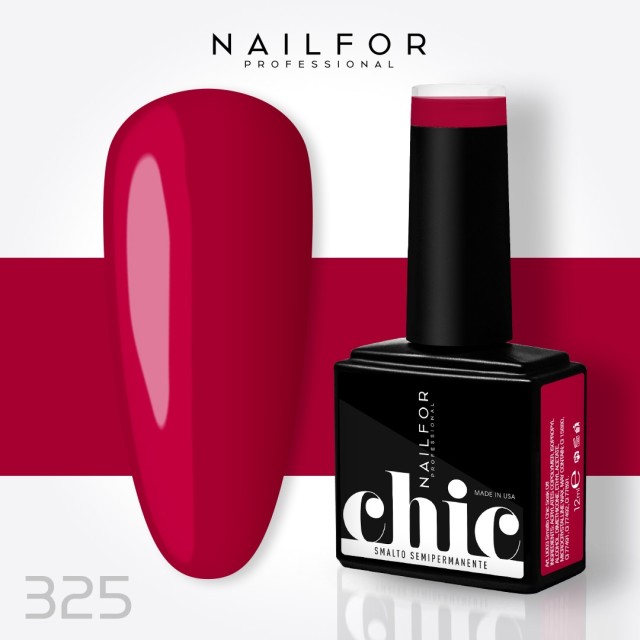 Semipermanente smalto colore per unghie: CHIC SMALTO SEMIPERMANENTE - 325 Nailfor 7,99 €