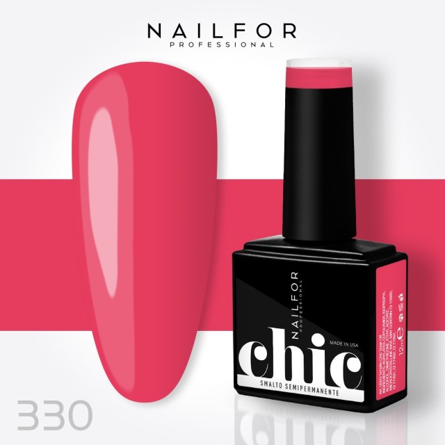 Semipermanente smalto colore per unghie: CHIC SMALTO SEMIPERMANENTE - 330 Nailfor 7,99 €