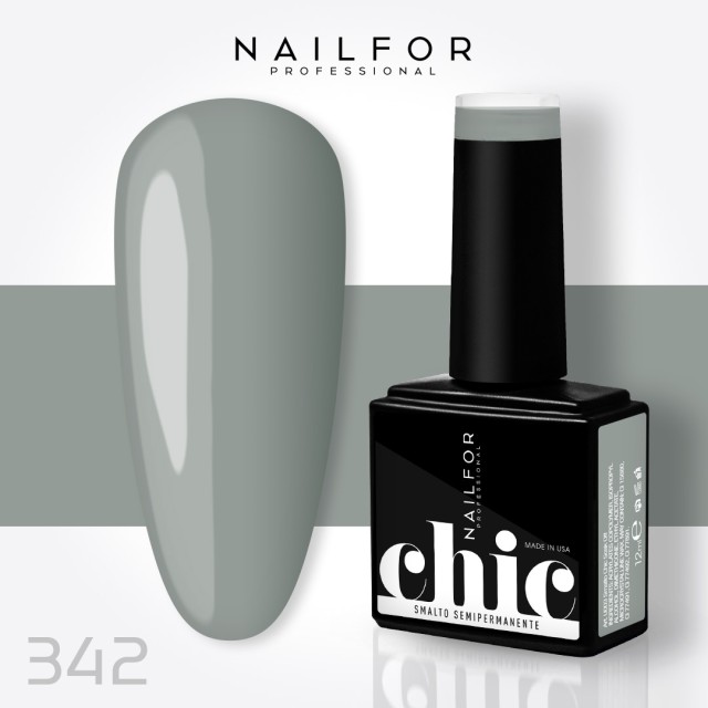 Semipermanente smalto colore per unghie: CHIC SMALTO SEMIPERMANENTE - 342 Nailfor 7,99 €