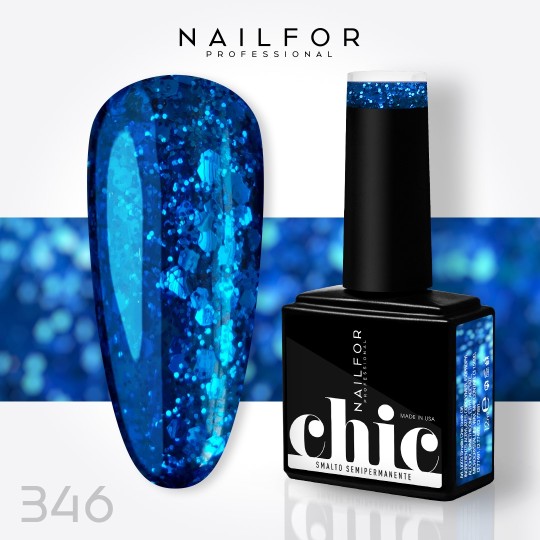 Vernis à ongles semi-permanent couleur : Chic SEMI-PERMANENT NAIL POLISH - 346 Nailfor 7,99 €