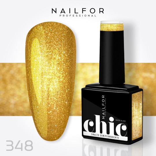 Semi-permanent nail polish color: Chic SEMI-PERMANENT NAIL POLISH - 348 Nailfor €7.99