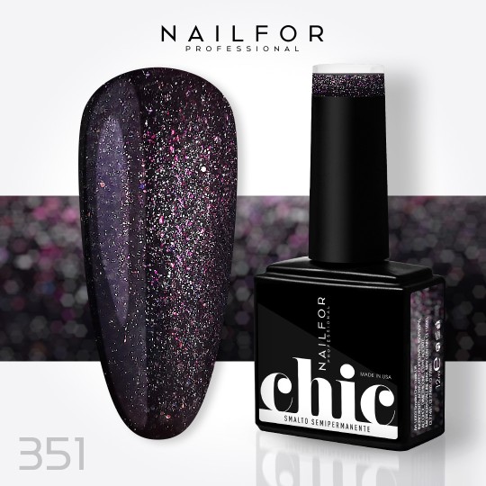 Semi-permanent nail polish color: Chic SEMI-PERMANENT NAIL POLISH - 351 Nailfor €7.99