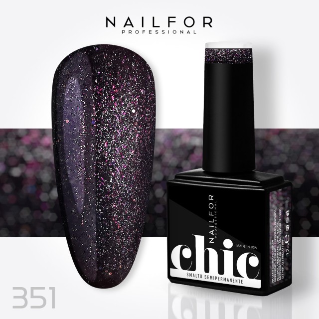 Semipermanente smalto colore per unghie: CHIC SMALTO SEMIPERMANENTE - 351 Nailfor 7,99 €