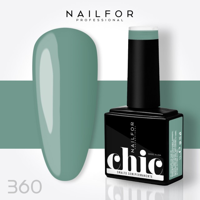 Semipermanente smalto colore per unghie: CHIC SMALTO SEMIPERMANENTE - 360 Nailfor 7,99 €