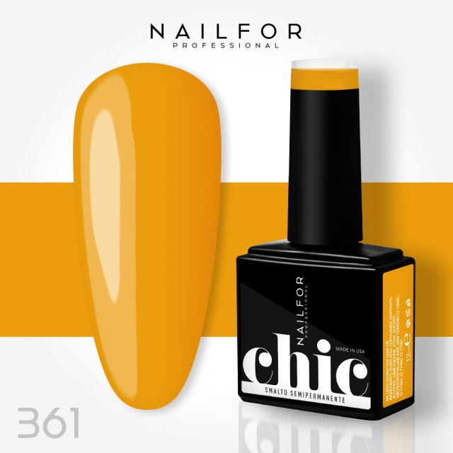 Semipermanente smalto colore per unghie: CHIC SMALTO SEMIPERMANENTE - 361 Nailfor 7,99 €