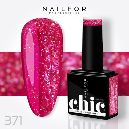 Semi-permanent nail polish color: Chic SEMI-PERMANENT NAIL POLISH - 371 Nailfor €7.99
