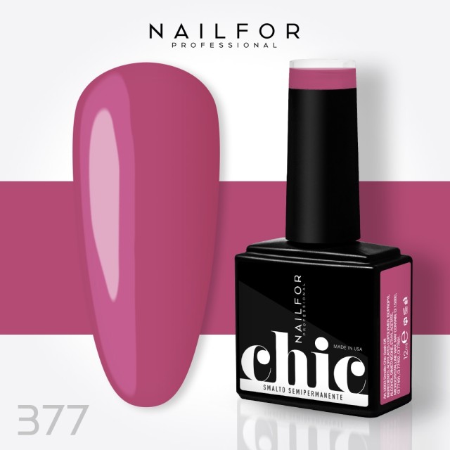 Semipermanente smalto colore per unghie: CHIC SMALTO SEMIPERMANENTE - 377 Nailfor 7,99 €