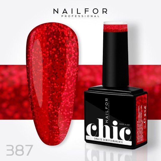 Esmalte de uñas semipermanente color: Chic ESMALTE DE UÑAS SEMIPERMANENTE - 387 Nailfor 7,99 €