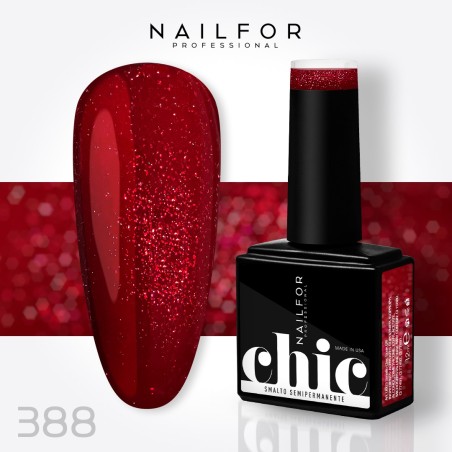 Semi-permanent nail polish color: Chic SEMI-PERMANENT NAIL POLISH - 388 Nailfor €7.99