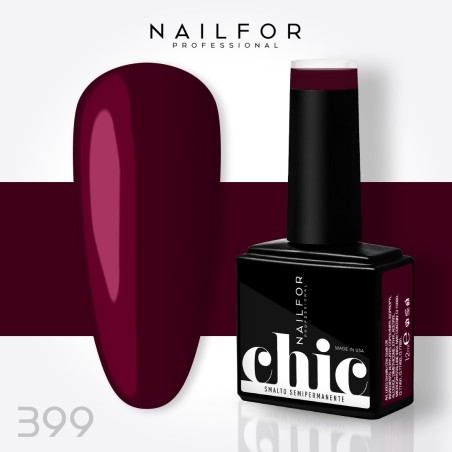 Semi-permanent nail polish color: Chic SEMI-PERMANENT NAIL POLISH - 399 Nailfor €7.99