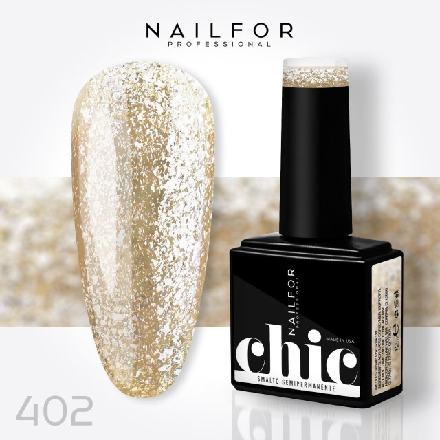 Semipermanente smalto colore per unghie: CHIC SMALTO SEMIPERMANENTE - 402 Nailfor 7,99 €