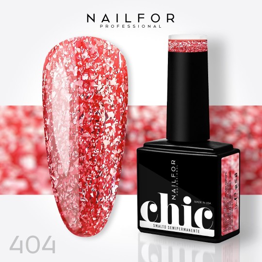 Semi-permanent nail polish color: Chic SEMI-PERMANENT NAIL POLISH - 404 Nailfor €7.99