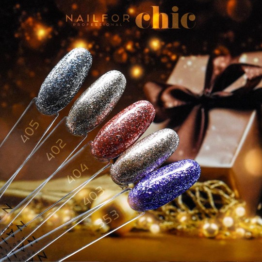 Semi-permanent nail polish color: Chic SEMI-PERMANENT NAIL POLISH - 404 Nailfor €7.99 2