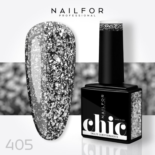 Semipermanente smalto colore per unghie: CHIC SMALTO SEMIPERMANENTE - 405 Nailfor 7,99 €