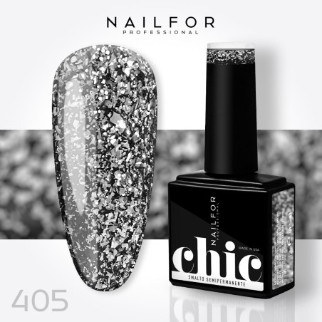 Vernis à ongles semi-permanent couleur : Chic SEMI-PERMANENT NAIL POLISH - 405 Nailfor 7,99 €